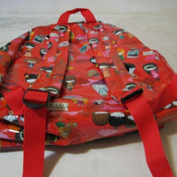 NWOT Paperchase Vinyl Pattern Backpack - Picture 5 of 16